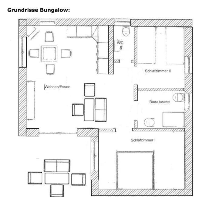 Ferienwohnung Ruegen Schaprode Freistehender Bungalow - Barrierefrei - Exterior foto